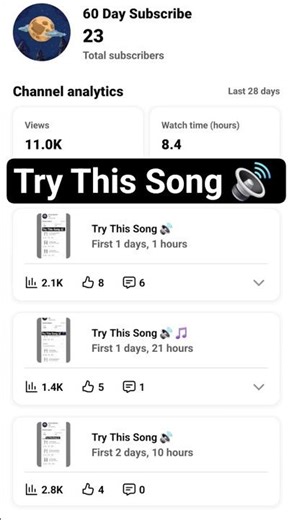 Try This Song 🔊 🎵