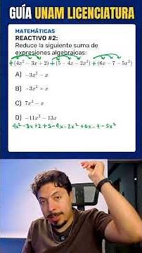 Question #2 Math – UNAM 2026 Exam Guide | Area 2
