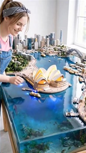 I Built Sydney Opera House… It’s INSANE! 😱🇦🇺 #diy #miniature