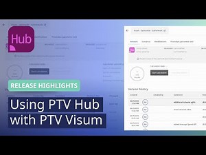 Using PTV Hub with PTV Visum | Product Demos