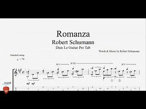 Robert Schumann - Romanza - Guitar Tabs