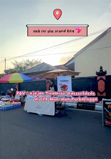 Dessert Tiramisu Baru di CFD Alun-alun Purbalingga — 21 Juni 2026