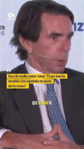 💥 “We lived it and we suffered it”: Barceló dismantles Aznar's moral authority...