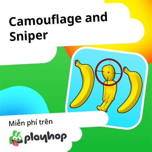 Camouflage and Sniper: Chơi trực tuyến miễn phí trên Playhop