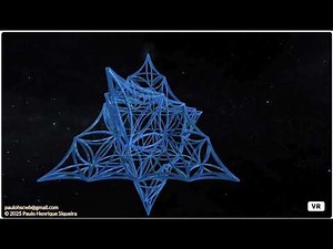 Sala de Realidade Virtual com a Flor da vida - Virtual Reality Room with the Flower of Life