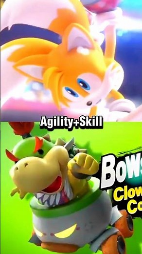Tails vs Bowser jr