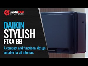 Daikin STYLISH FTXA BB Matt Black Inverter wall mounted air conditioner | Presentation
