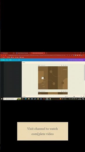 Create Brochure in Canva