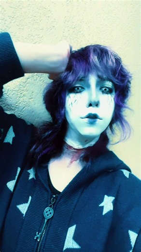 (Sfx makeup) #foryou #fyp #vkei #visualkei #spooky