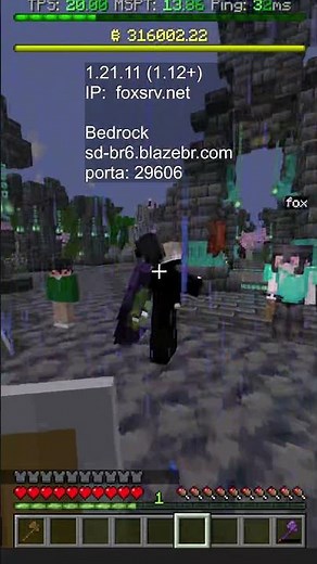 Come play on the best Minecraft server: SMP Semi-Anarchic BR, Full Java and Bedrock Voice Chat.