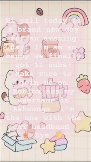 Join me on Roblox now I’ll be playing a game you guys chose 💗