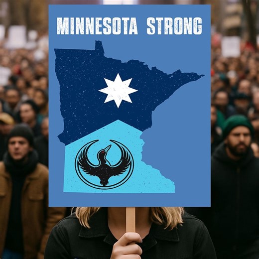 Minnesota Strong Sign, Stand With Minneapolis Sign, Anti ICE Sign, Human Rights Equality, Pro Immigration Sign, Liberal Gift - Etsy