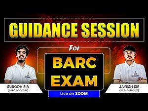 🎯BARC Guidance Session: Insights From a BARC Scientist!