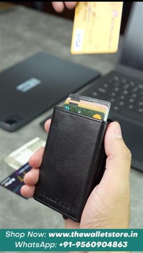 WalletStore on Instagram: "The Defender Wallet is the perfect blend of innovation and style. With its striking design, spacious compartments for cards, cash, and even coins, and advanced RFID protection, it’s a must-have for the modern man who values both function and flair. Order today! Reasons to buy from us: ✔️Free shipping PAN India ✔️COD available ✔️3 lac+ orders delivered ✔️7-day return ✔️Same-day delivery . . #thewalletstore #customizedgifts #cardholder #slidebutton #fashionaccessory #wal
