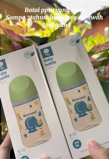 Buat yg cari botol awet tapi harga ekonomis cocok banget nih🥰 #momwell #botolppsu #botolbayi
