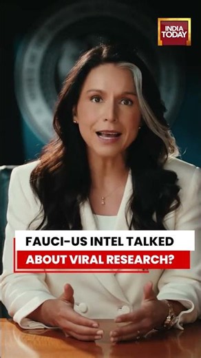 US Intel Talked Viral Research with Fauci: Tulsi Gabbard Exposes | India Today