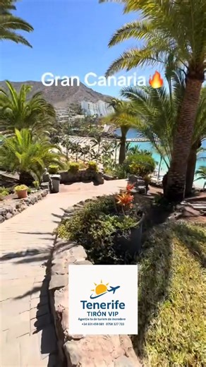 🌴 Descoperă paradisul din Gran Canaria! 🌴 Agenția Tirón VIP Travel îți oferă vacanțe de vis în una dintre cele mai frumoase destinații din lume. ☀️ Climat perfect pe tot parcursul anului 🏖️ Plaje spectaculoase, excursii, distracție și relaxare ✈️ Pachete complete de cazare și transport 📞 Contactează-ne acum: 📱 34 651 459 081 📞 0758 327 733 📧 info@tenerifetironvip.com 🧳 Tirón VIP Travel – Vacanța ta de neuitat începe aici! | Tiron vip Travel