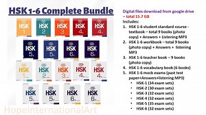 HSK 1-6 Complete Bundle: Textbooks, Workbooks, Teacher Book, MP3 (digital Download) - Etsy