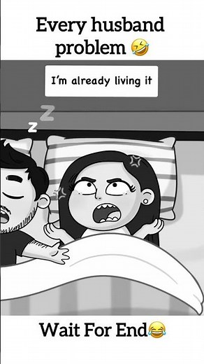 Part 1 😂👫Married life be like…daily drama + unlimited love!❤️ #animation #husbandlife #funny#memes