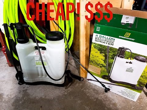 Harbor Freight 4 Gallon Backpack Sprayer Review and Testing