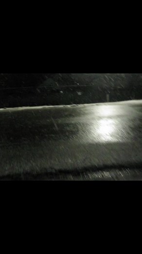 Captivating Nighttime Snowfall Scene