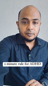 2 minute rule for ADHD #adhdawareness #dr_kushal #adhd #Procrastination | Dr. Kushal