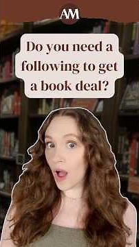 Do you need a following to get a book deal