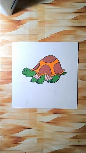 How to Draw Turtle || Easy Turtle Drawing Tutorial #drawing #art #easydrawing