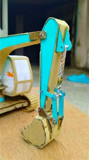 how to make excavator with cardboard #rcexcavator #diyjcb #youtubeshorts #trending #shorts #shorts