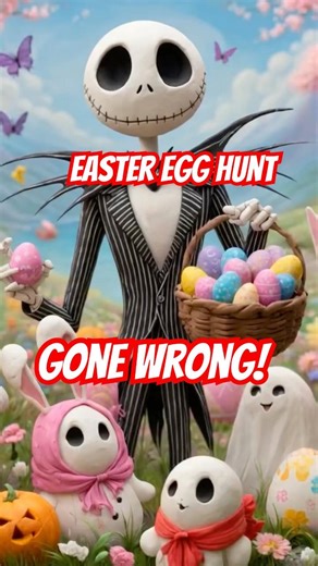 Jack Skellington Easter Egg Hunt Gone Wrong! 🎃🐰 Nightmare Before Christmas Easter Crossover