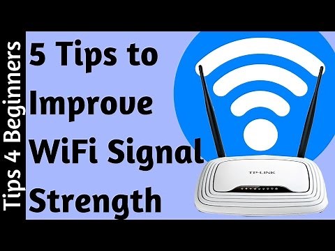 How to Boost WiFi Signal Strength : 5 Tips For WiFi Router improve | Optimize WiFi Tips Tricks