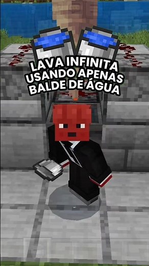 FARM DE LAVA INFINITA COM ÁGUA 💦 - FARM INICIAL | 08 🍅 - #minecraft