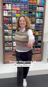 11K views · 127 reactions | Sara had fun trying on garments from Rowan Yarns Magazine 76. There’s 40 designs to choose from. Have you already earmarked a project or two from the new season? #knitting #knitted #rowanyarns | Black Sheep Wools | Facebook
