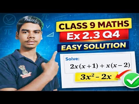 Ex 2.3 Question 4 | Class 9 Maths Chapter 2 (बहुपद) Full Explanation 💯