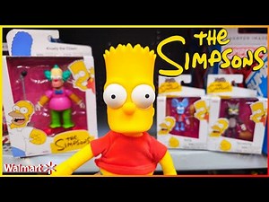 The Simpsons New Toys Flashback at Walmart