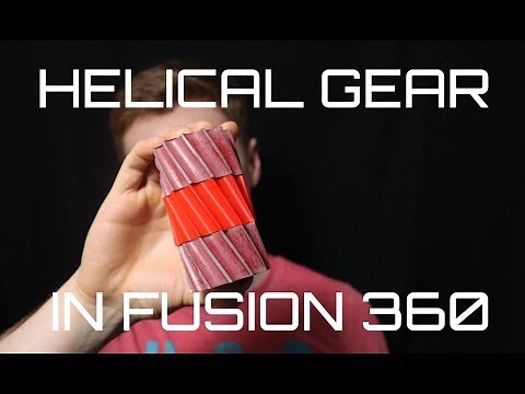 Modelling a Helical Gear in Autodesk Fusion 360
