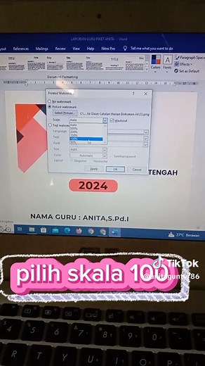 Cara Membuat Background Menarik pada Laporan dan Dokumen
