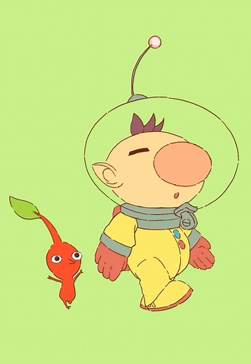 Pikmin Fan Animation: Cute 2D Style 🌱🌼