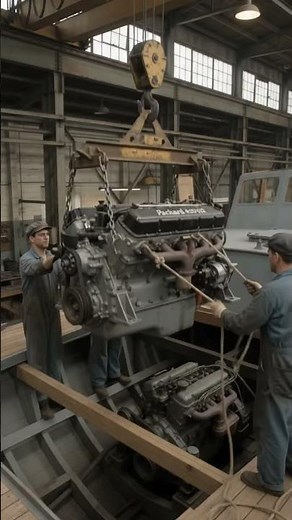 How PT-109 Was Built — From Wooden Hull to Engine Start #shorts