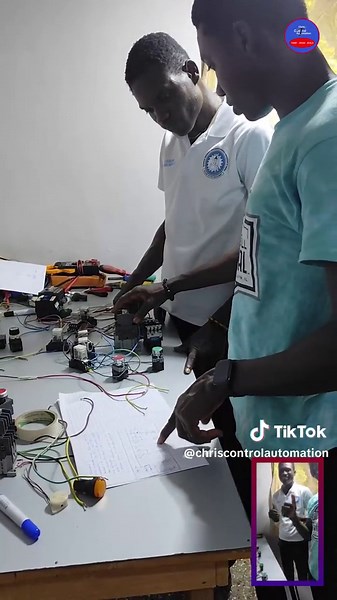 Dual motor controls. industrial automation training. #chriscontrolautomation #electrical #trending #fyp #viralvideo
