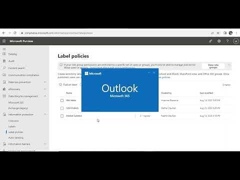 Sensitivity Labels for email encrypted
