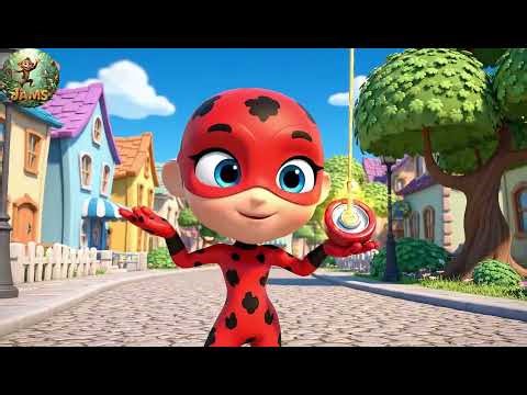 Aventuras de Ladybug y Cat Noir – Ladybug Persigue la Sorpresa | Rima Infantil Divertida para Niños