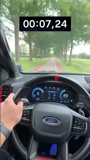 Ford Ranger Raptor 2024: 0 a 100km/h da mais bruta da categoria! 🚀🛻💨 #0a100 #performance #aceleracao