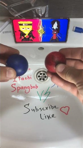 Itachi SpongeBob VS Madara Squidward #vs #duel #shortvideo #fyp #spongebob #top