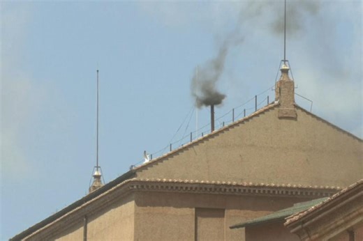 Black smoke from Sistine Chapel chimney signals no pope elected in day 2 of conclave