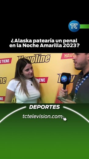 ¿SE ANIMARÁ ALASKA? 🇺🇾😱 La influencer ya se encuentra en Guayaquil para la #NocheAmarilla 2023 🟡 @alaskkag 🎙️ @diegobaquerizo_ Más deportes en TCTelevision.com 📲
