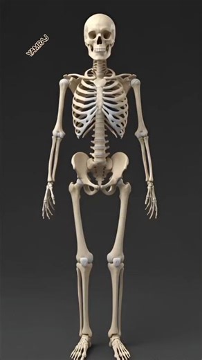 Human Skeleton in 360° Motion | #mbbs #humanskeleton #orthopaedic