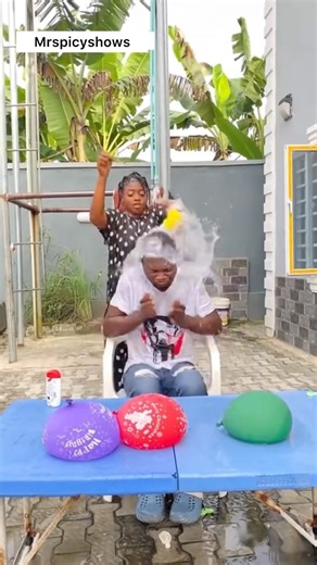 Funny Balloon & Powder Game Challenge between Boy & Girl 🤣😄😊😂 This will make your day (Watch till the end) The last part will make you laugh so hard😁 #Competition #entertainment #funnyvideos #Balloongame | Spicy