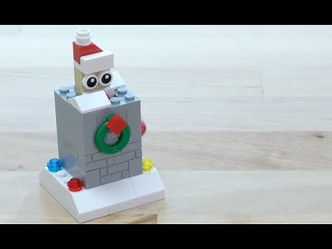 How to Build a Popup Santa - LEGO Creator - DIY Holiday Building Tips