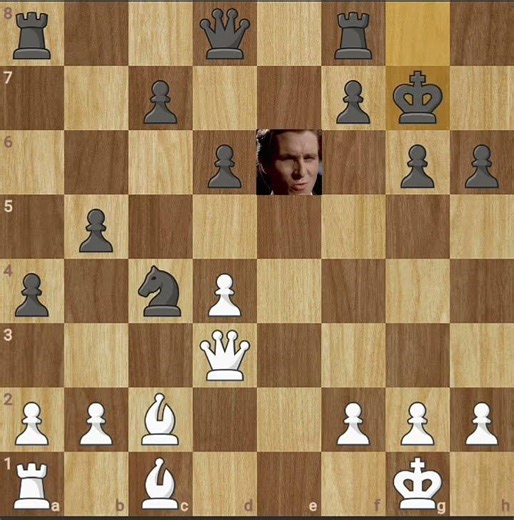 Whit played 4 Brilliant move checkmate. chess game with meme 😂 .